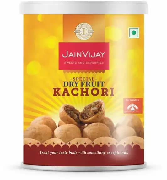 Jainvijay Dryfruit Kachori 200g - Snacks