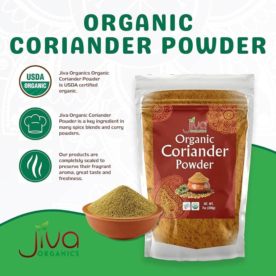 JIVA CORIANDER POW 200G - Spices and Herbs