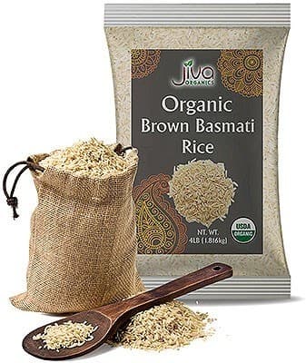 JIVA ORG.BROWN BASM RICE 10LB - Flour & Grains