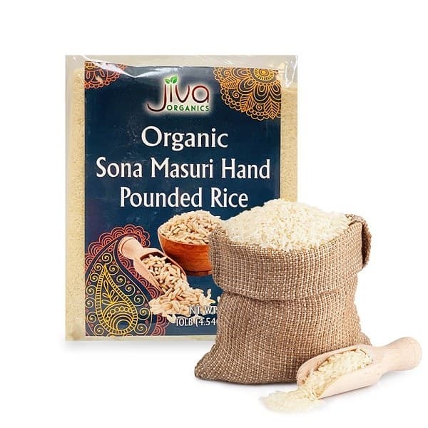 JIVA SONA MASURI HAND POUND 10LB - Flour & Grains