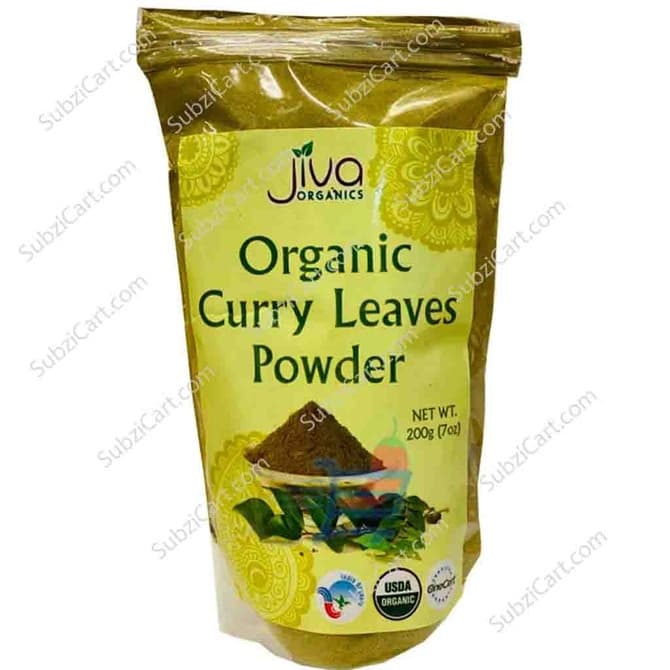 JIVA ORG CURRY LEAF PWDR - Spices and Herbs