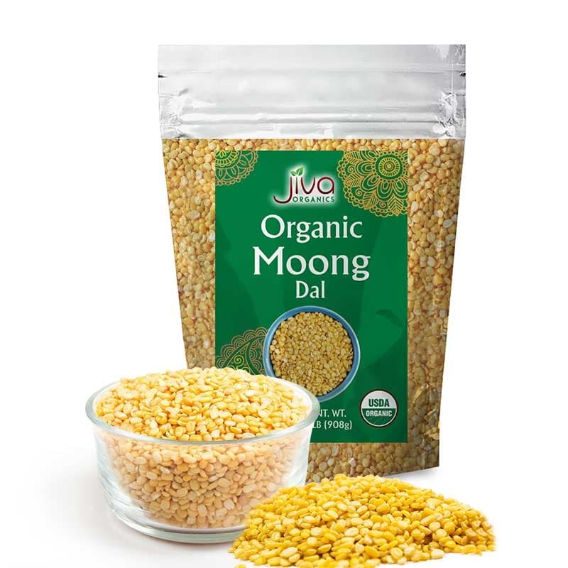 Jiva Organic Moong Whole 2lb - Pulses