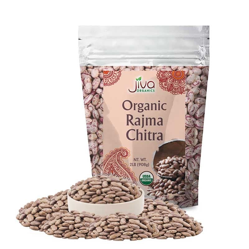 JIVA Organic Rajma Chitra 2lb - Pulses