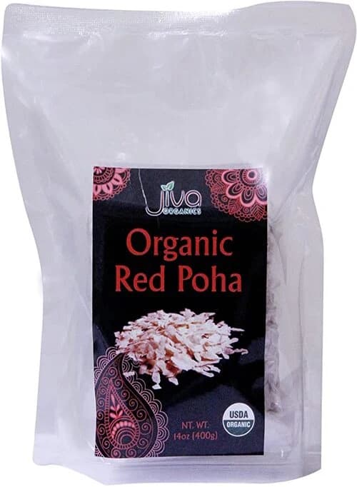 JIVA ORG RED POHA 400G - Flour & Grains