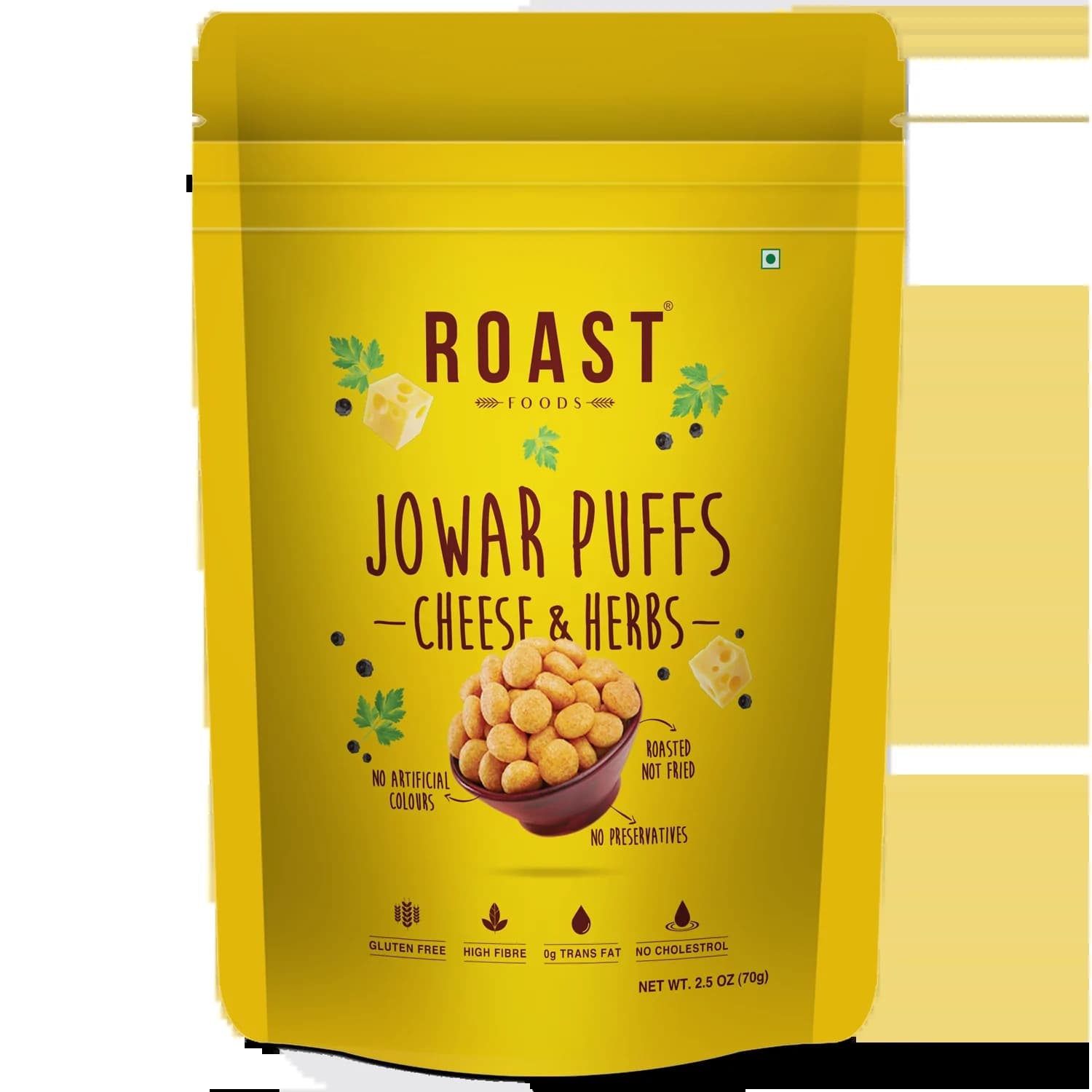 Namaste Jowar Puff Cheese & Herbs 1kg - Snacks