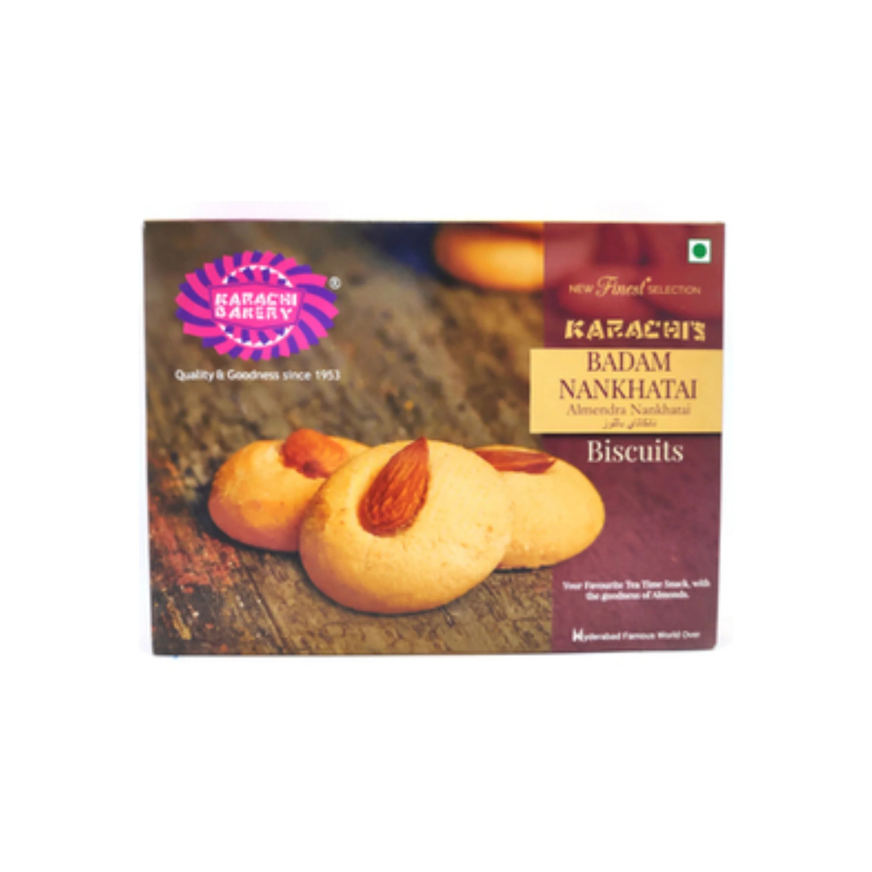 KB BADAM NANKHATAI 250GM - Snacks
