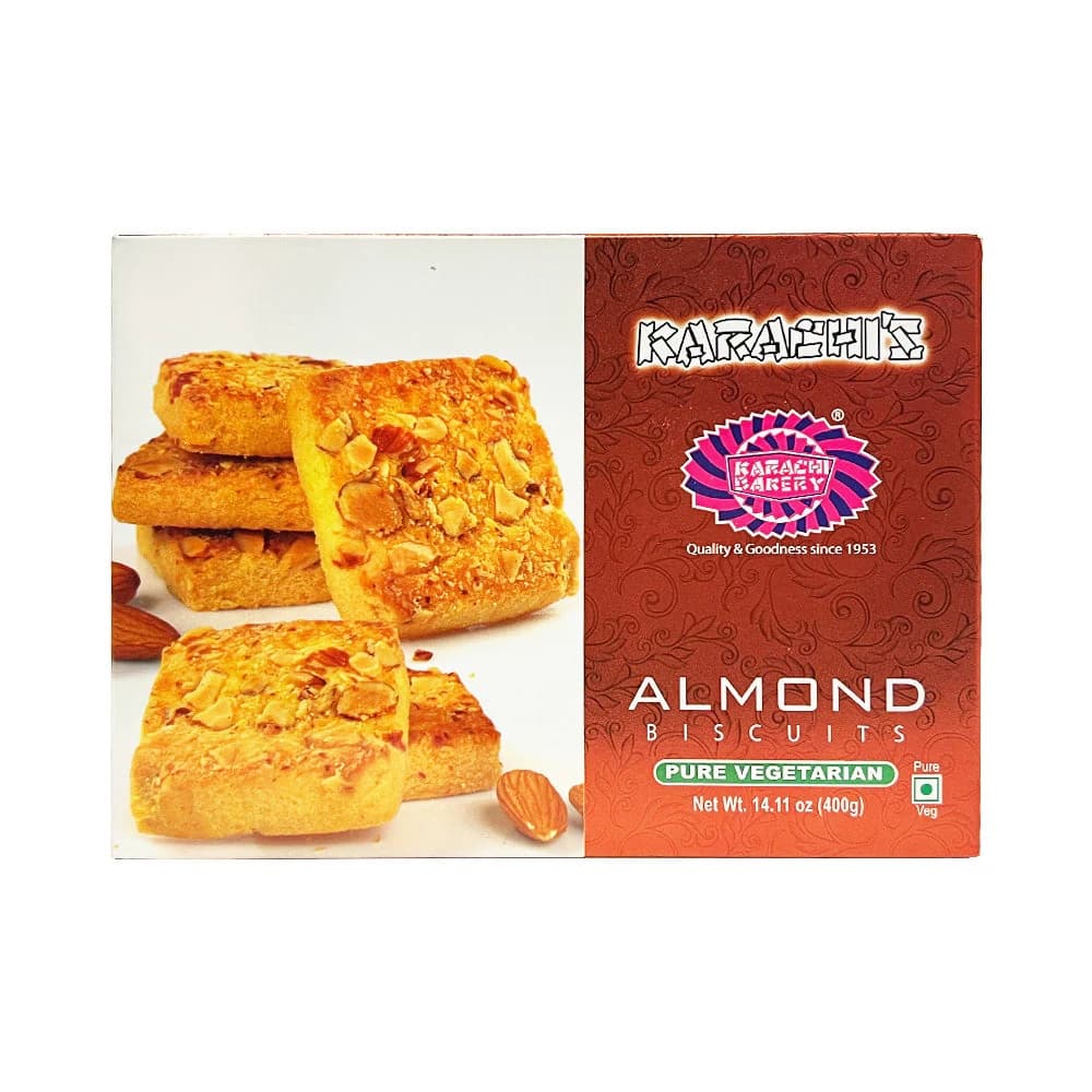 K.B BADAM BISCUITS 400G - Snacks