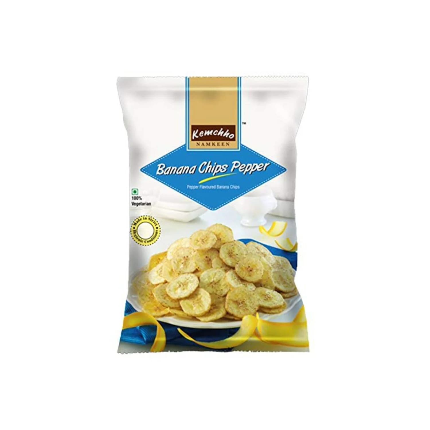 Kemcho Banana Chips Pepper 270g - Snacks