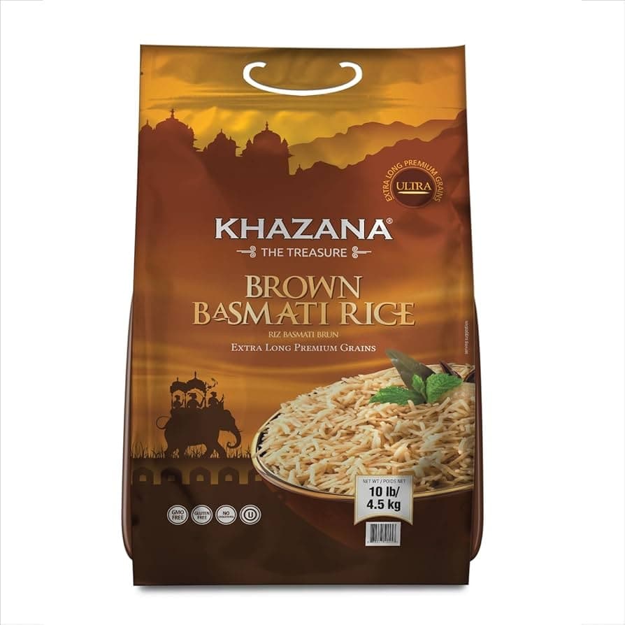 KHAZANA BROW BAS 10LB - Flour & Grains