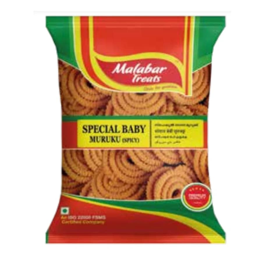 KK Special Baby Murukku Spicy 200g - Snacks