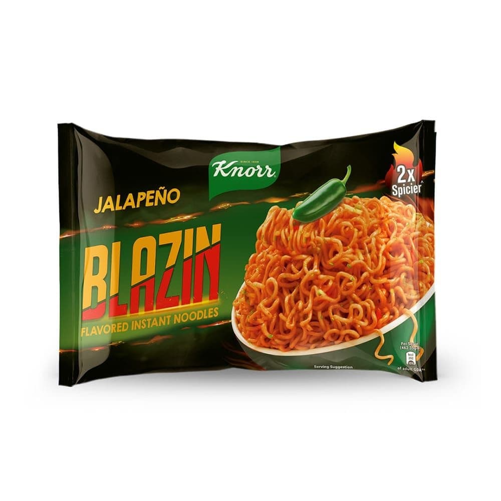 KNOOR BLAZIN NOODLES 124.7GM - Ready-to-Cook