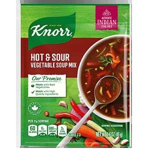 KNORR HOT & SOUR VEG 45GM - Ready-to-Cook