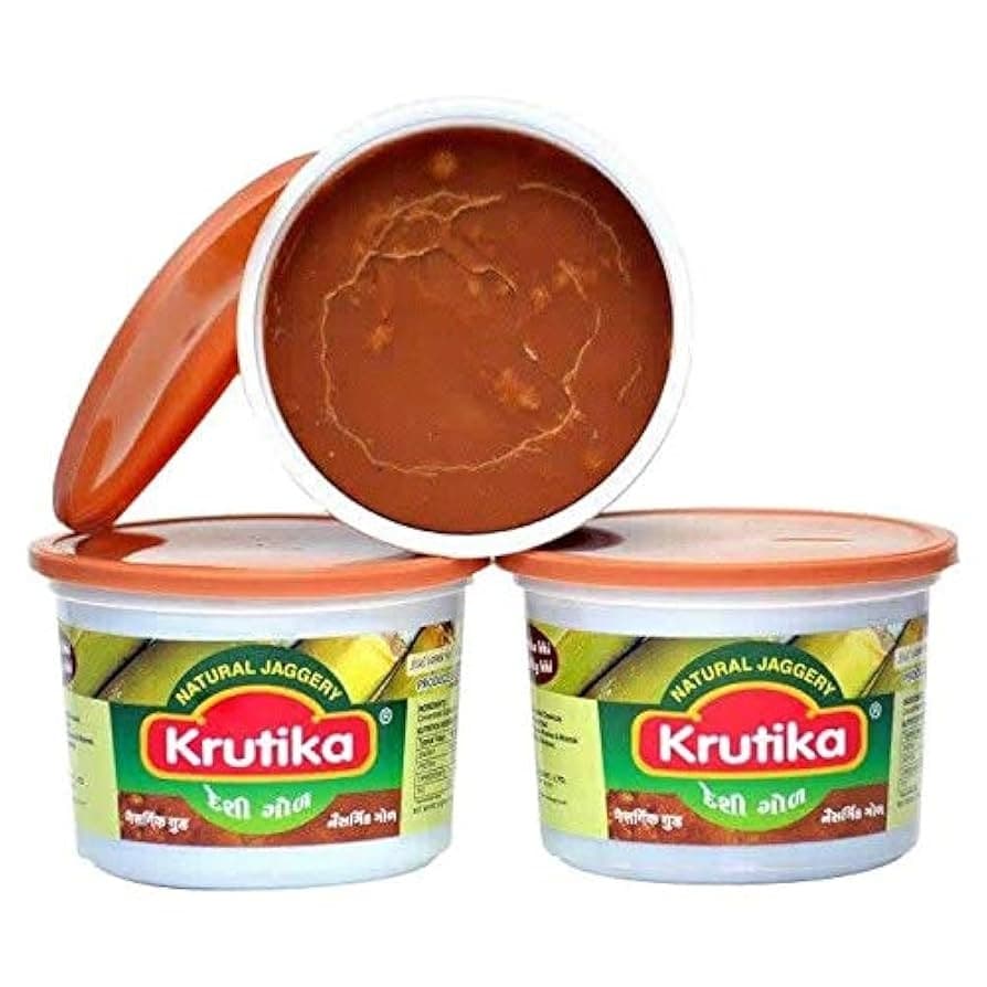 KRUTIKA DESI JAGGERY 900GM - Cooking Essentials