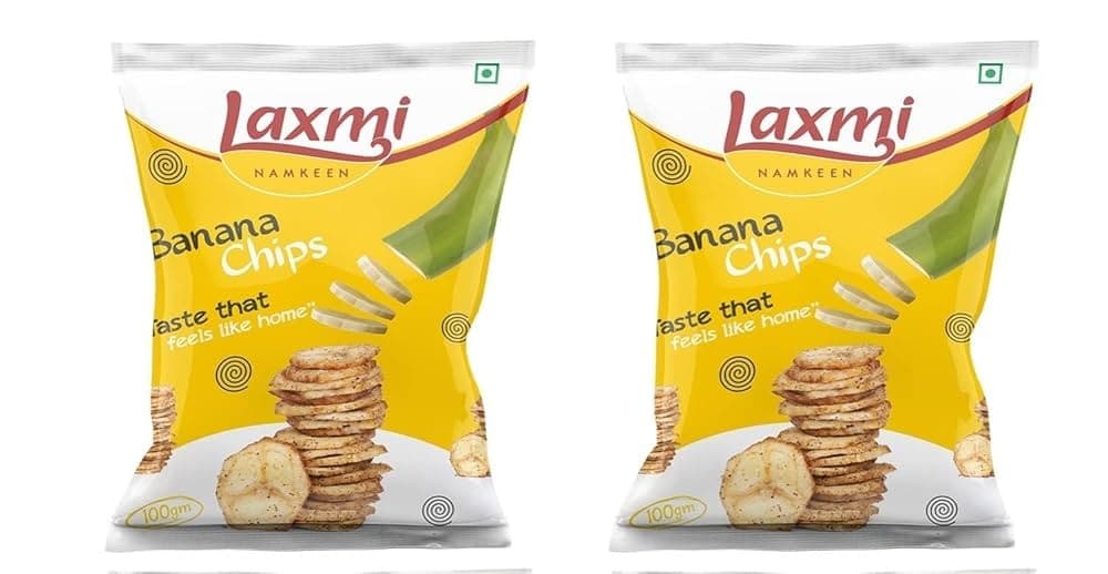 Laxmi Banana Chips Yellow 737g - Snacks