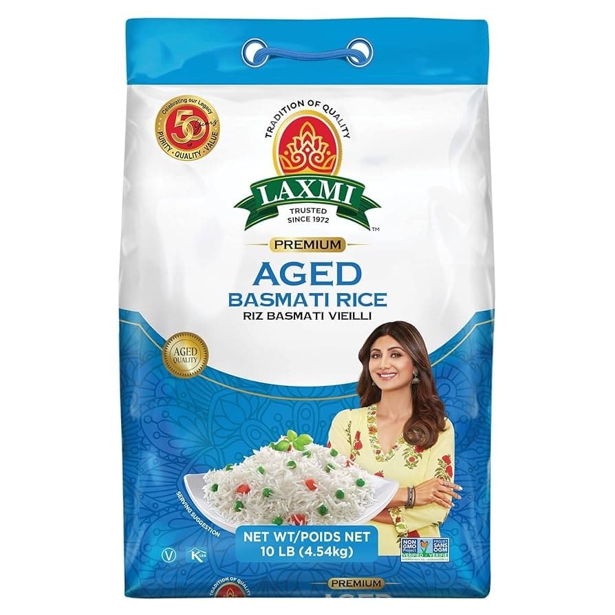 LAXMI BASMATI RICE 10LB - Flour & Grains