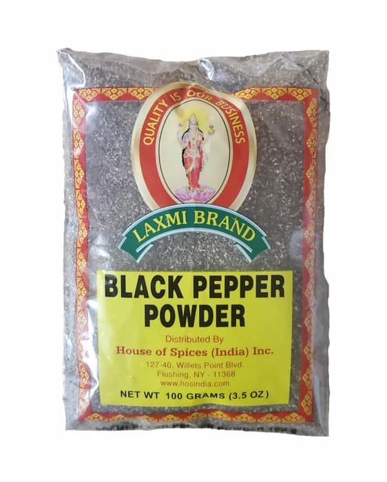 LAXMI BLACK PEPPER PWDR 100GM - Spices and Herbs