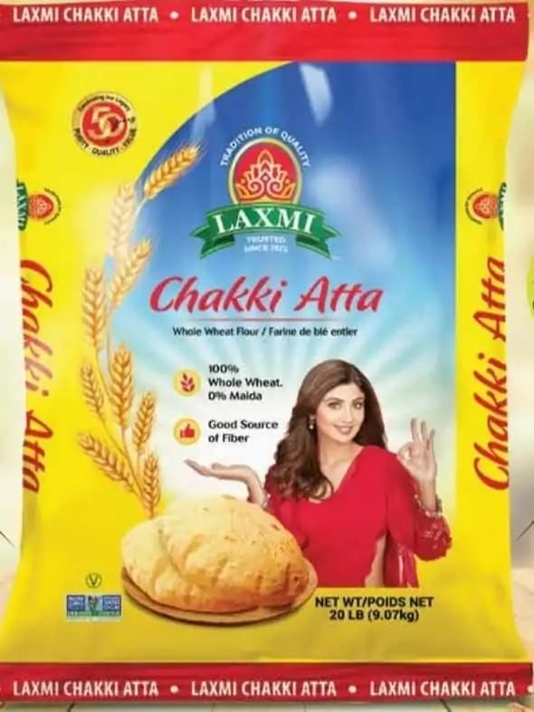 LAXMI CHAKKI ATTA 20 LB - Flour & Grains