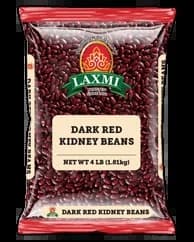 Laxmi Dark Red Kidney Beans 4lb - Pulses
