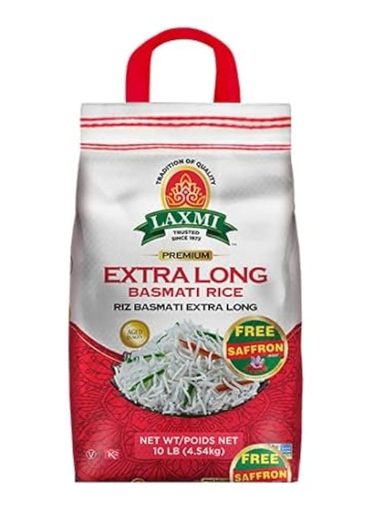 LAXMI EXTRA LONG BASMATII 10L - Flour & Grains