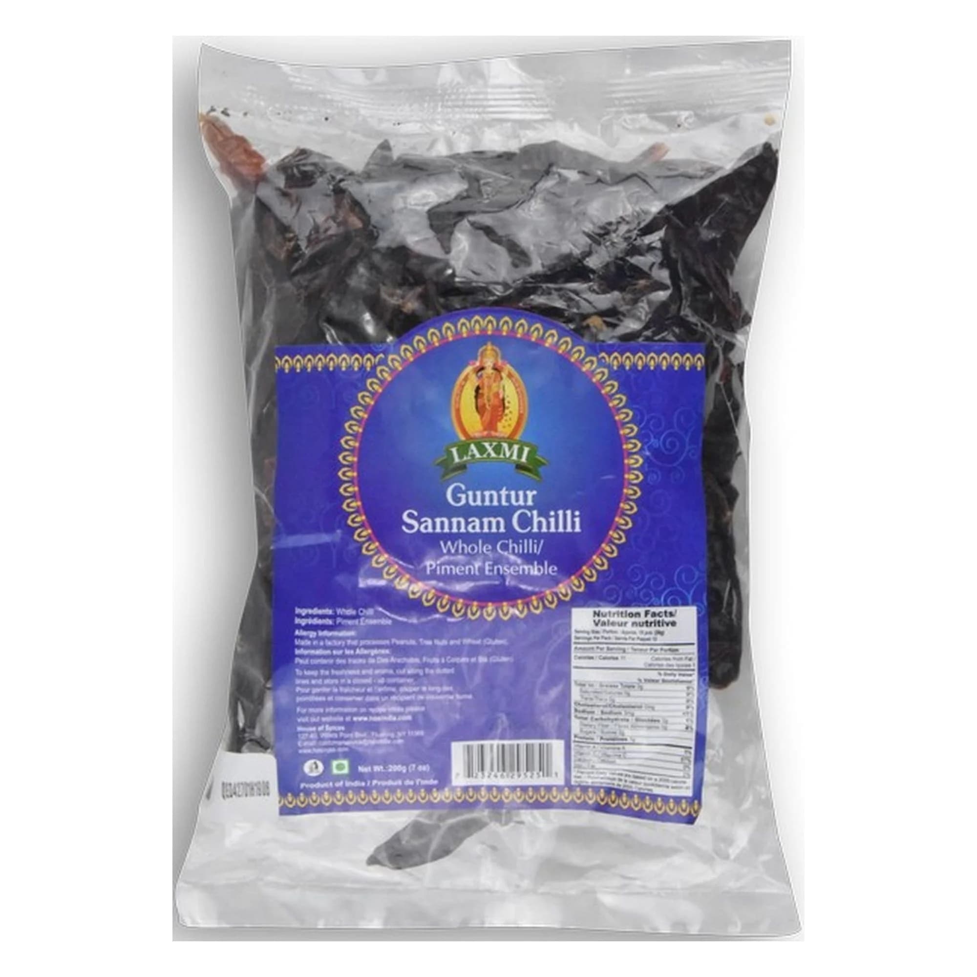 LXMI GUNTUR CHILI WHL 200 G - Spices and Herbs