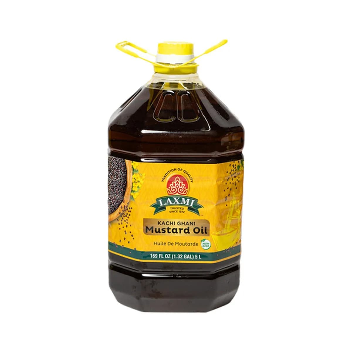 LAXMI KACHI GNI MUSTARD OIL 5LTR - Cooking Essentials
