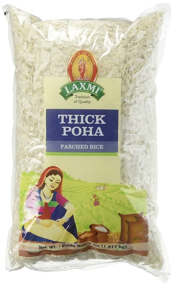 LAXMI POHA THICK 4 LB. - Flour & Grains
