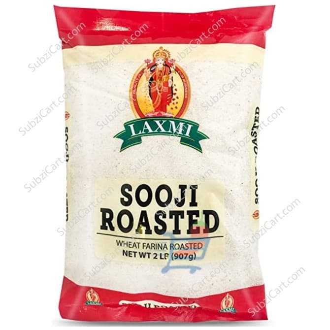 LAXMI ROASTED SOOJI 2LB - Flour & Grains