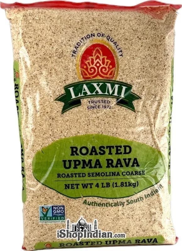LAXMI ROASTED UPMA RAVA 4LB - Flour & Grains
