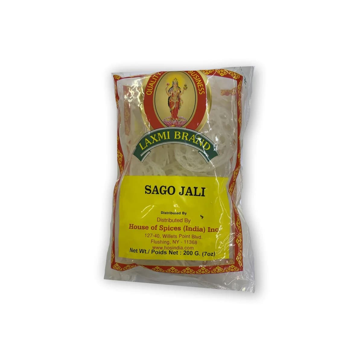 LAXMI SAGO JALI 200G - Flour & Grains