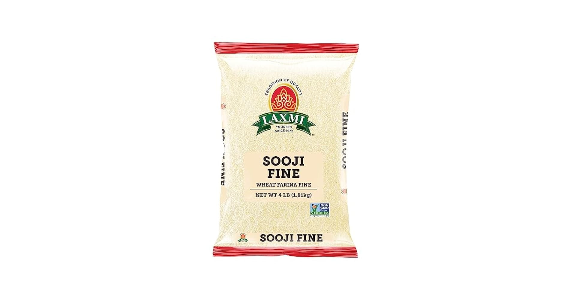 LAXMI SOOJI FINE 4LB - Flour & Grains