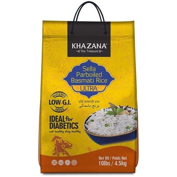 LAL QUILA BASMATI RICE LOW G.I. 10LB - Flour & Grains