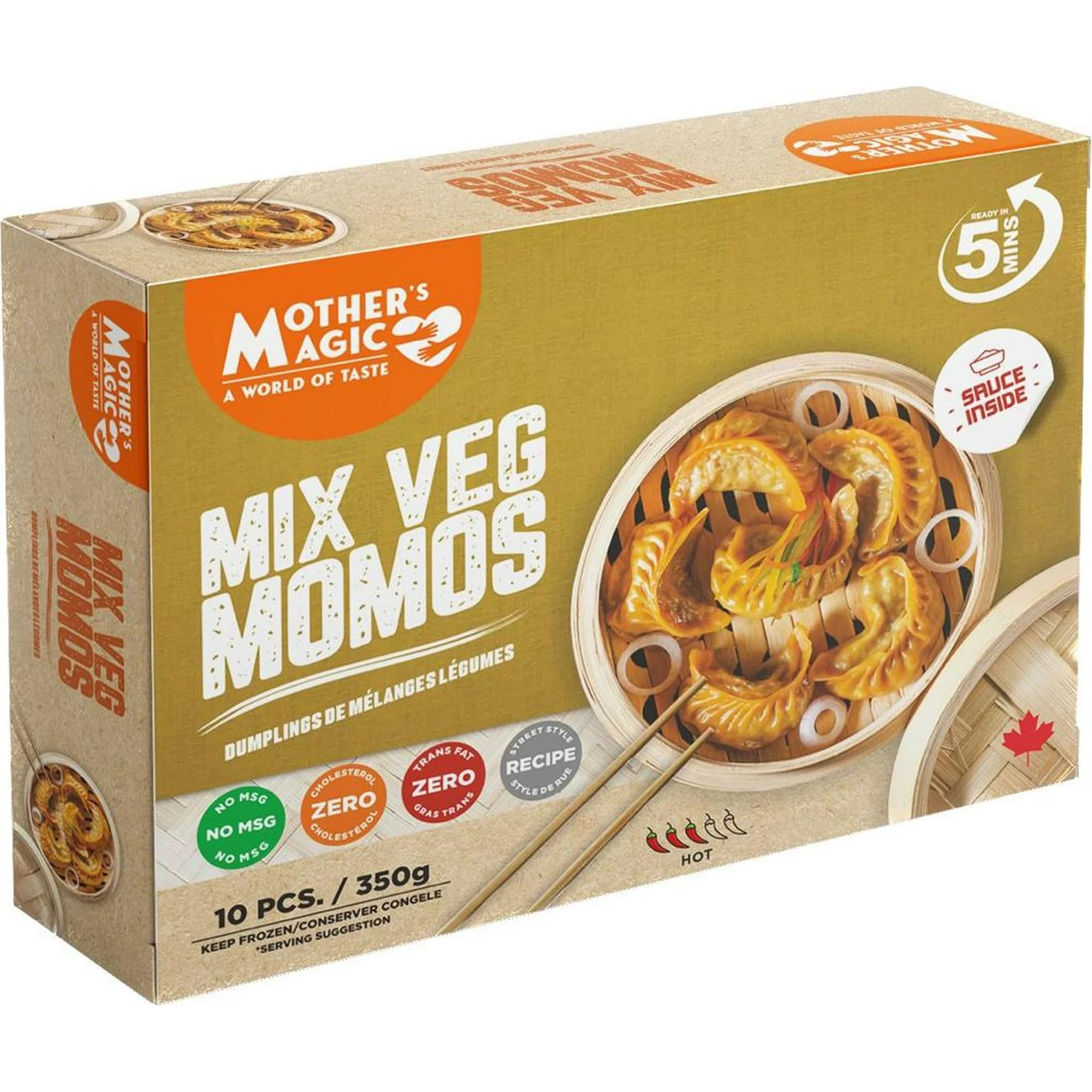 M'S Mix Veg Momos 10pcs - Frozen