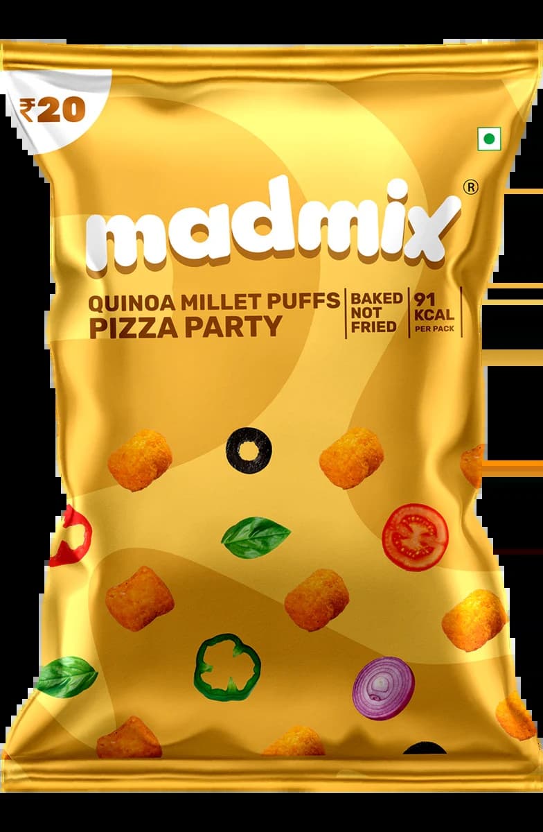 Madmix Quinoa Puffs Pizza Party 300g - Others
