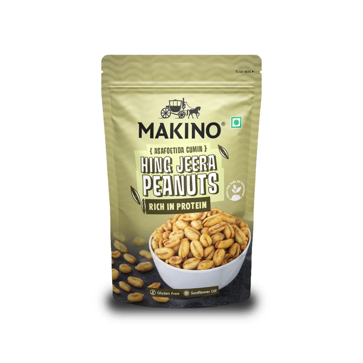 Makino Hing Jeera Peanuts 150g - Snacks