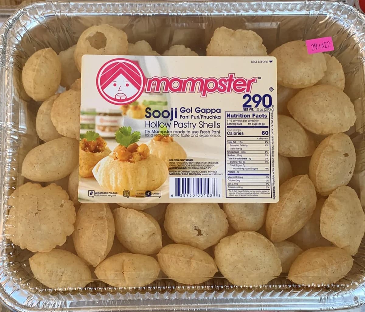 MAMPSTER PANIPURI 290GM - Condiments