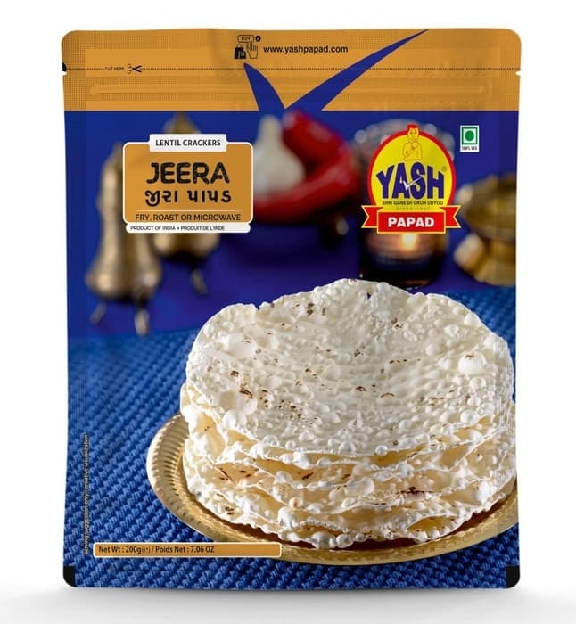 Maniarr's Jeera Papad 200g - Snacks