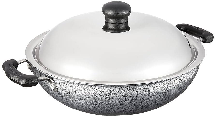 Mantra Kadai Flat Bottom 8L - Household