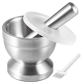 MANTRA Stainless Steel Mortar Pestle #3 - Others