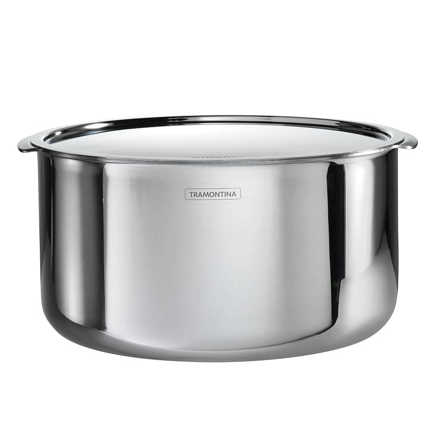 MANTRA Stainless Steel Pateela with Lid Medium - Household