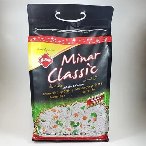 MINAR BASMATI RICE 10LB - Flour & Grains