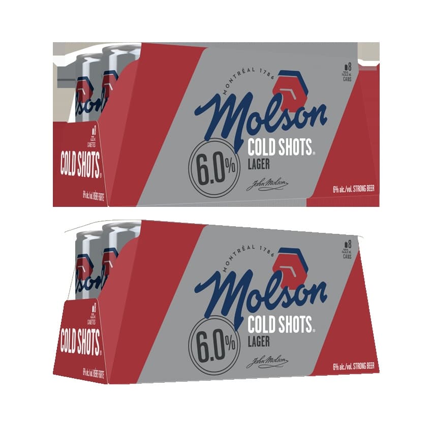 Molson Cold Shots 4x222ml - Others