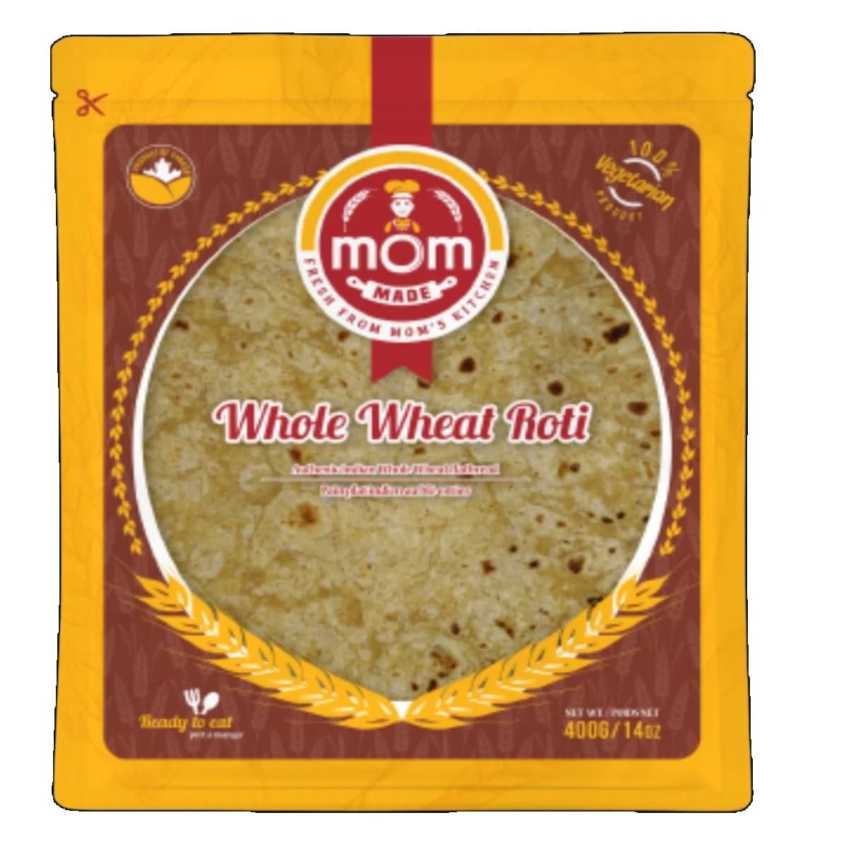MOM W.W ROTI 400GM - Bakery & Bread