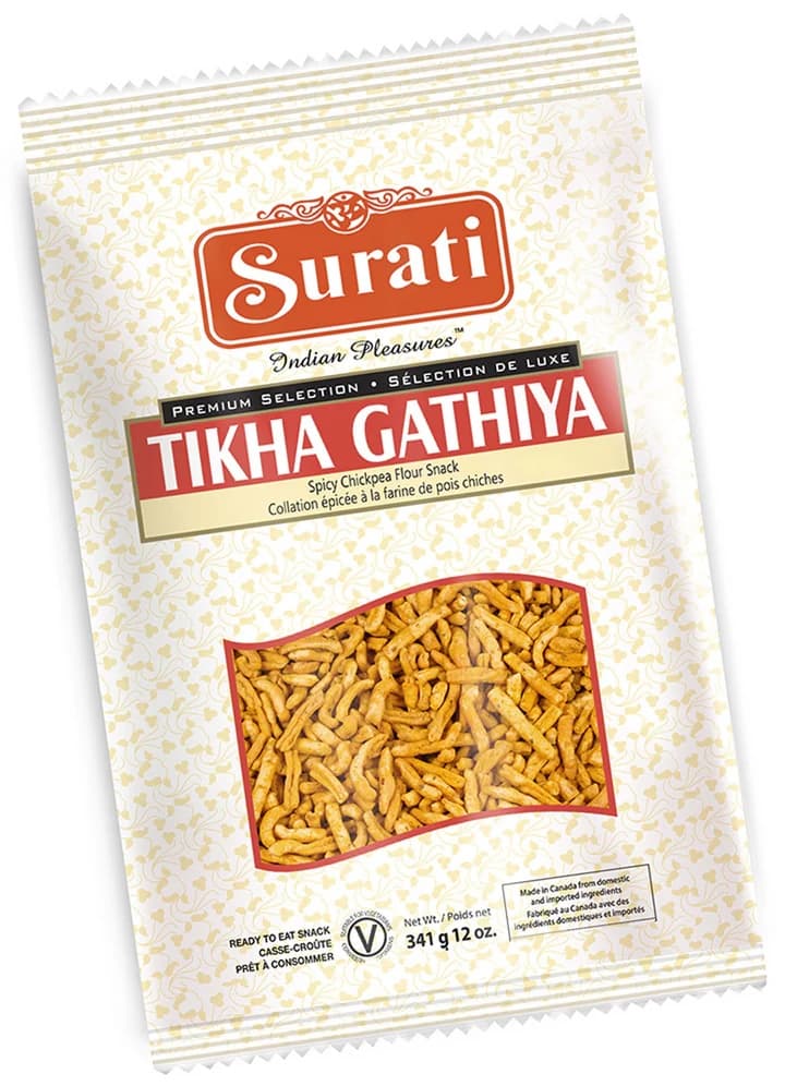 Mom's Tikha Gathiya 300g - Snacks