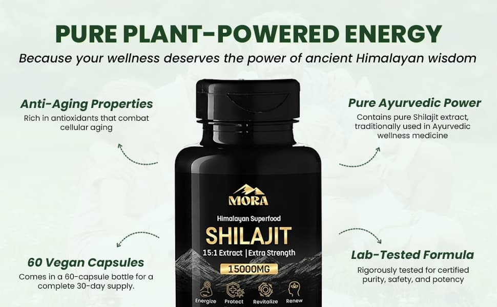 MORA SHILAJIT CAP 30PCS - Health & Care