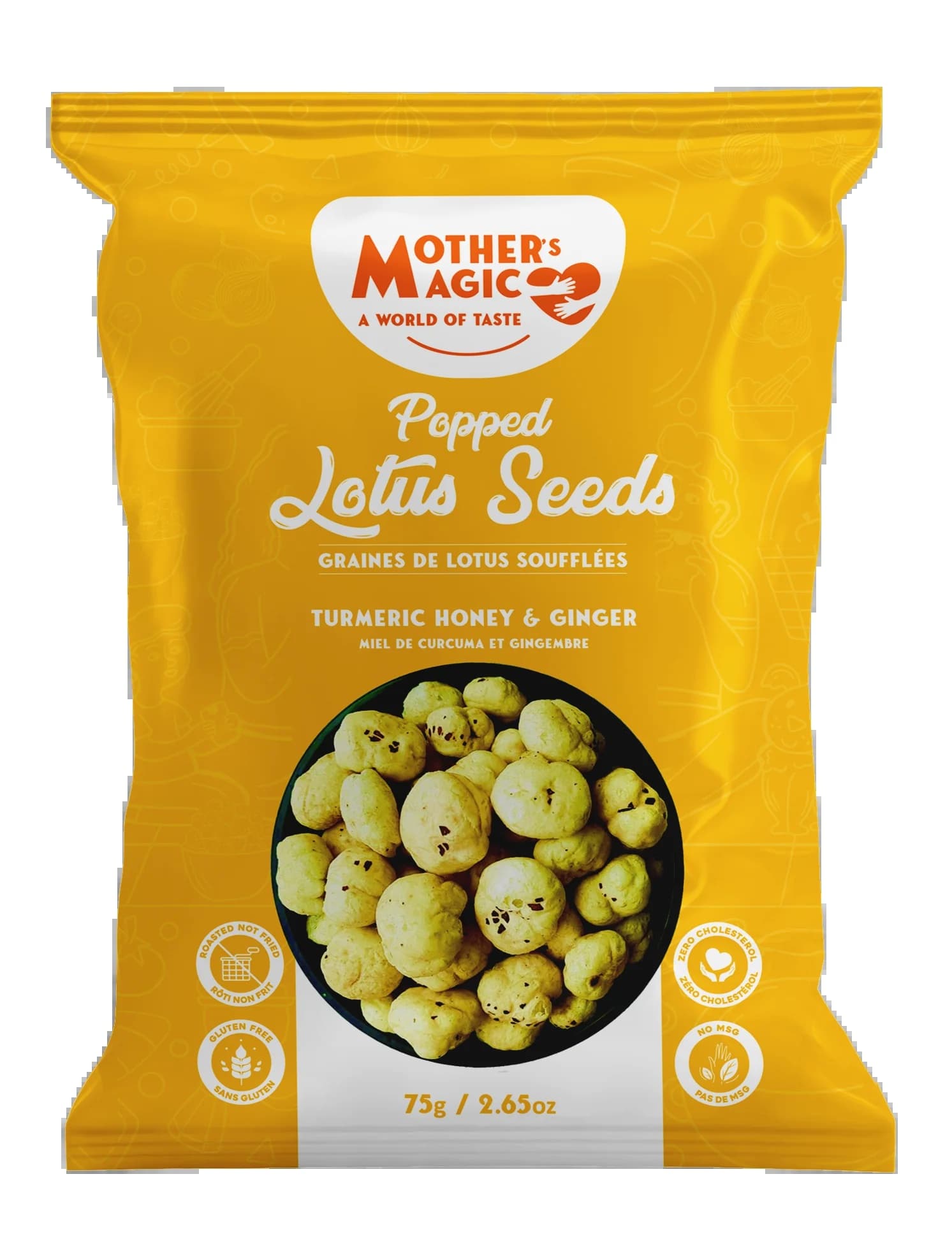Mother's Mot Mag Turmeric Honey Ginger Makhana - Snacks