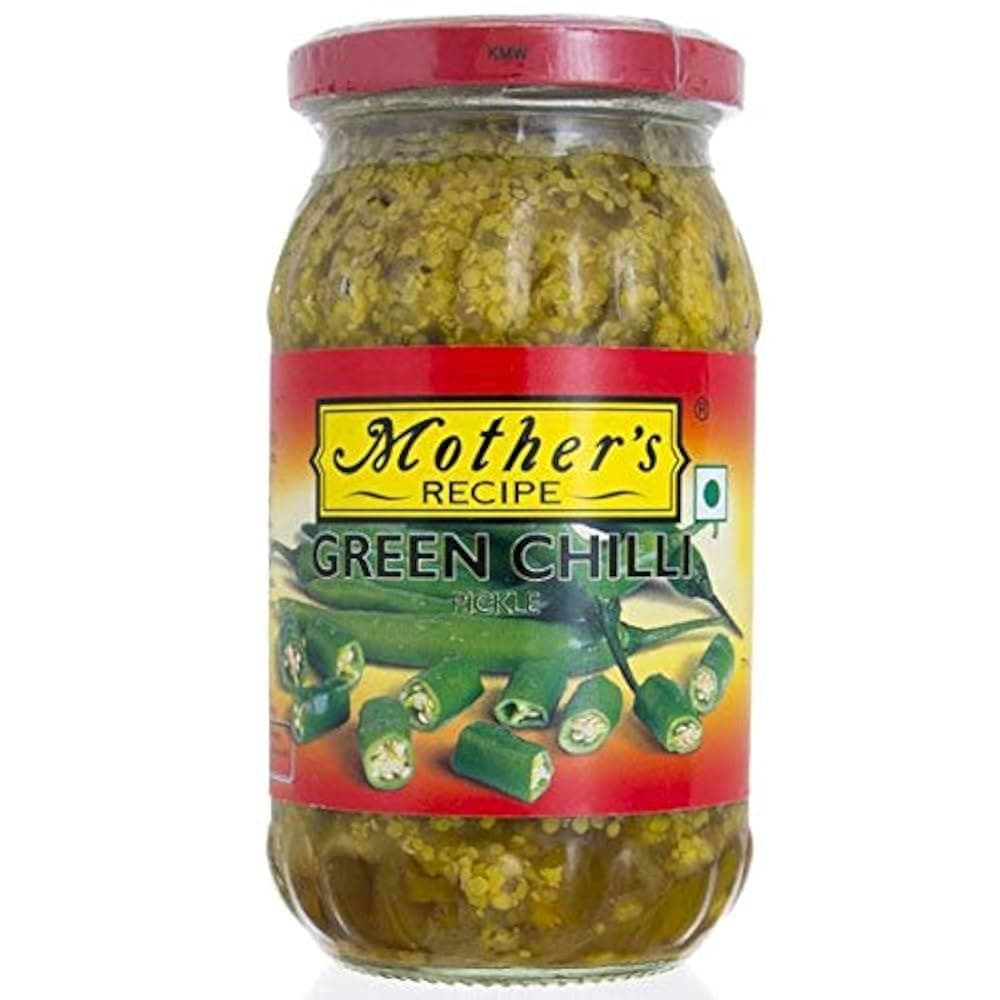 MTHR GREEN CHILLY PICKLE 500 - Condiments