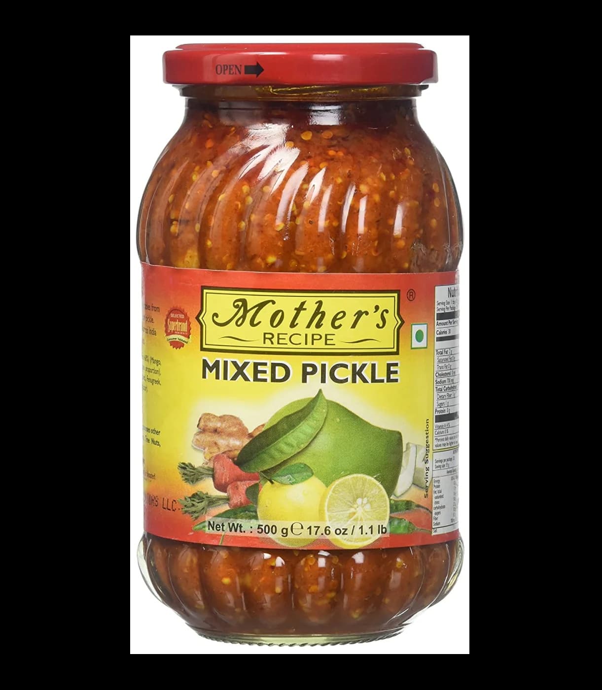 MTHR MIXED PICKLE 500GM - Condiments