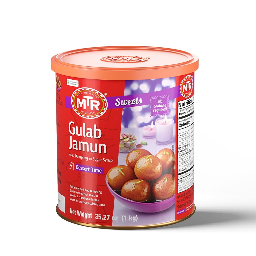 MTR Gulab Jamun 1kg - Snacks