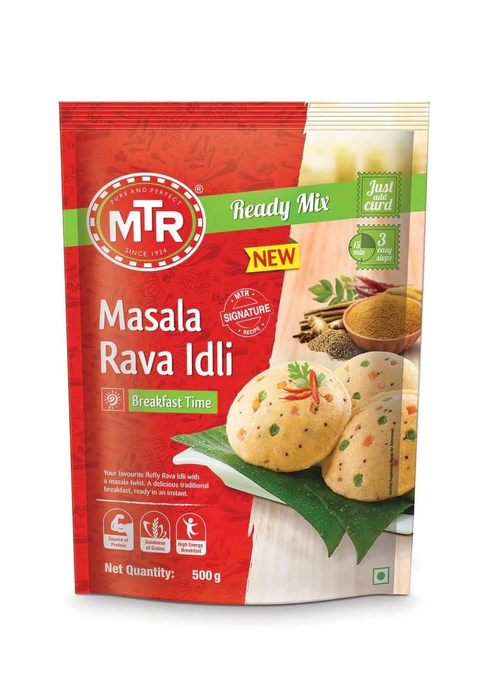 MTR MASALA RAVA IDLI 500GM - Ready-to-Cook