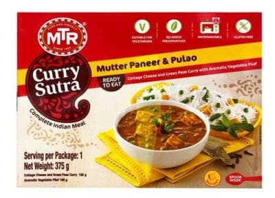 MTR MUTTER PANEER+PULAO - Ready-to-Cook